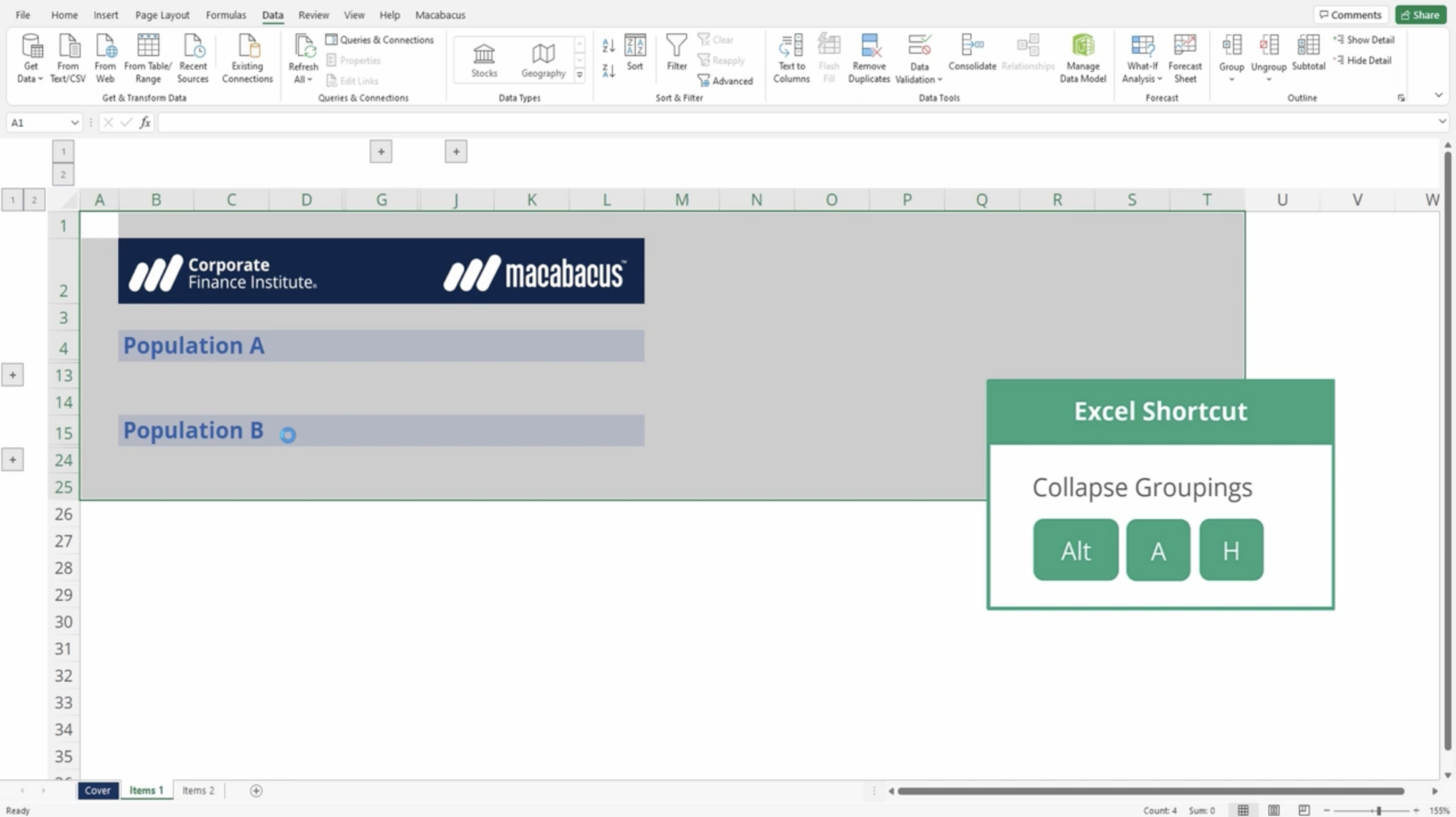 Group Collapse And Expand Excel Rowscolumns On All Worksheets 3855