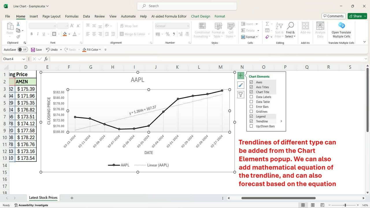 How To Create A Line Chart In Excel Macabacus 6057