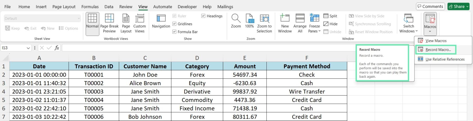 How to Create Transaction Summaries From Excel Data (Downloadable Template)