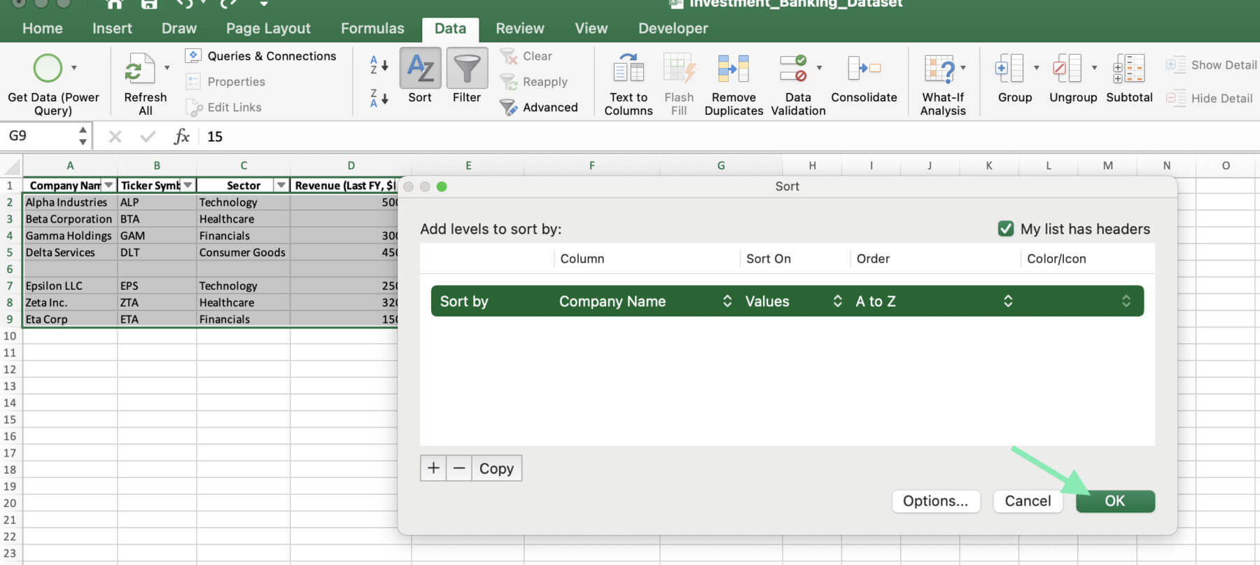 find and remove blank rows excel