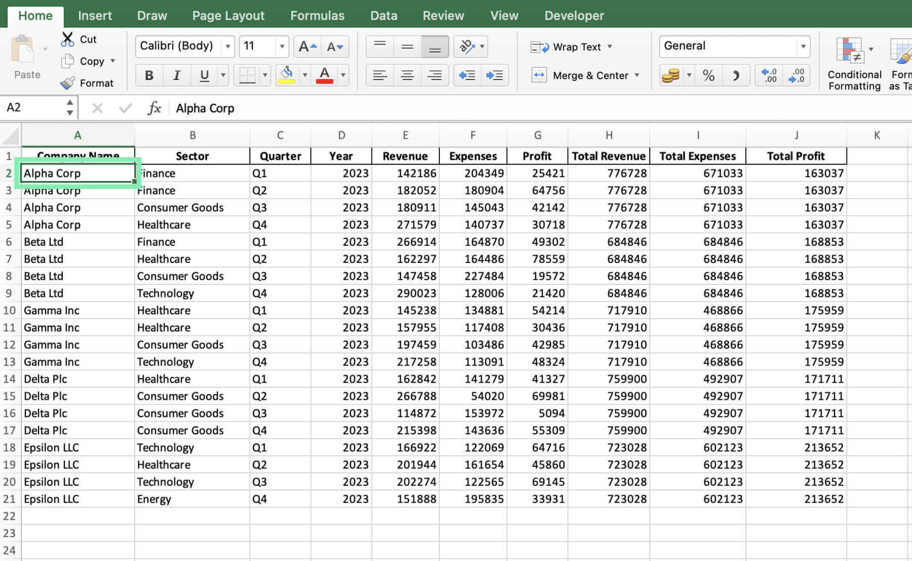 paste options excel
