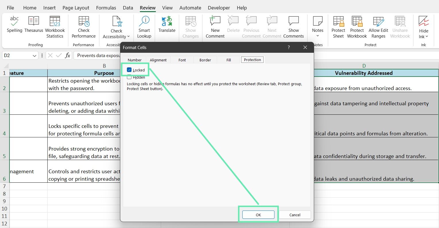 How To Protect Your Excel Workbook (Downloadable Template)