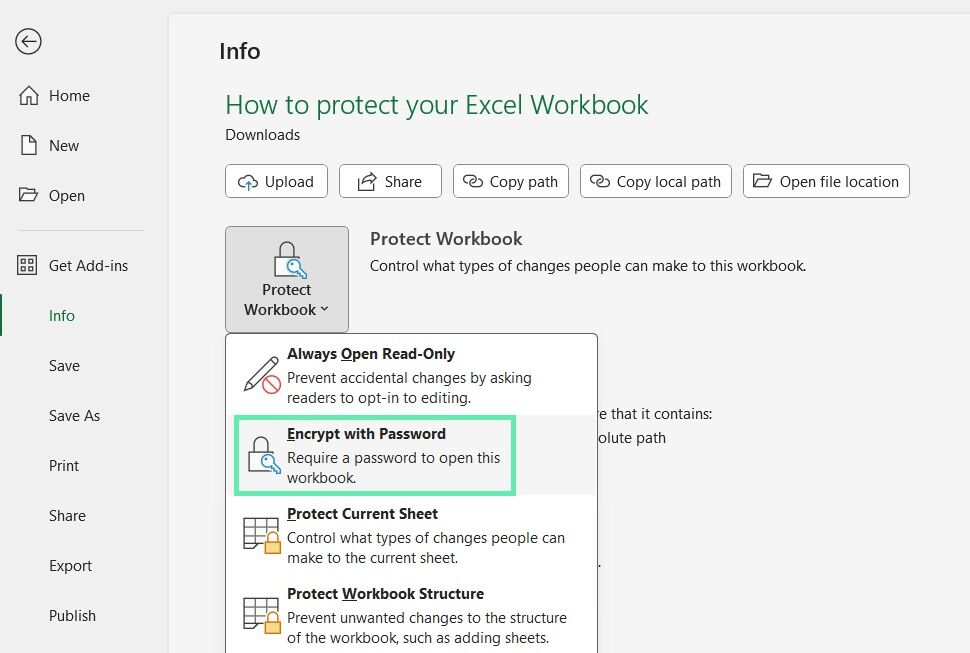 How To Protect Your Excel Workbook (Downloadable Template)