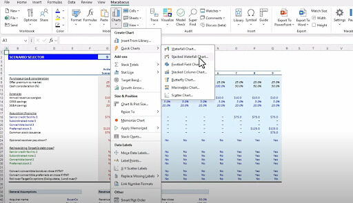 Easily Generate Financial Models, Templates, Charts, Documents, and more with Macabacus